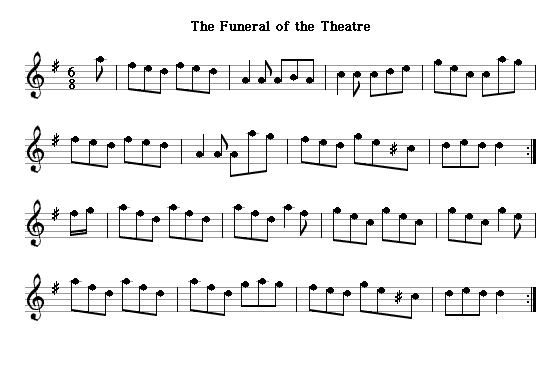 dangerous and filthy demonstrations of tumultuous joy band of horses the funeral piano sheet music