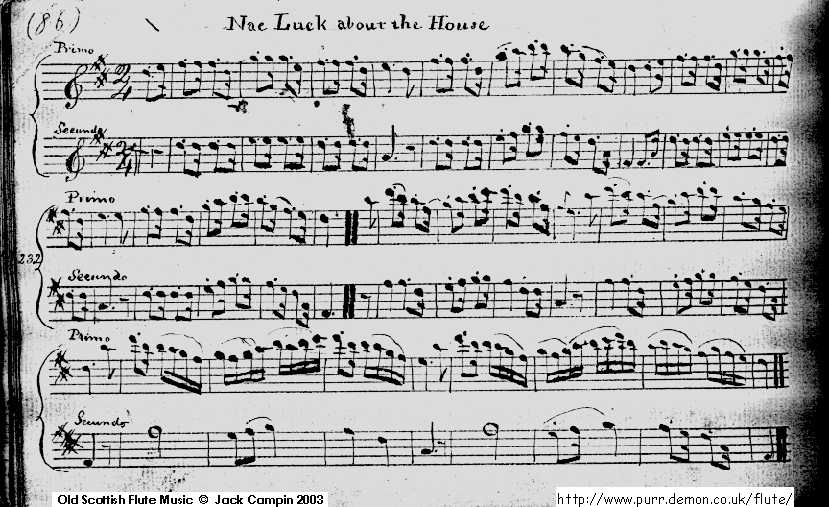 Old Scottish Flute Music