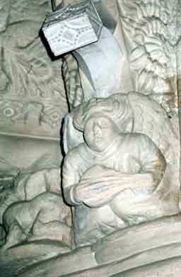 cobza player from Rosslyn Chapel