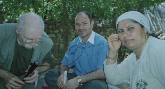 Me with Fahri and Halime in Hasankeyf