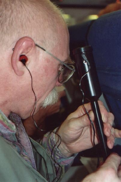 Playing the chanter on a plane