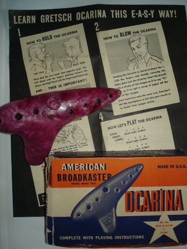 Gretsch women's ocarina, packaging