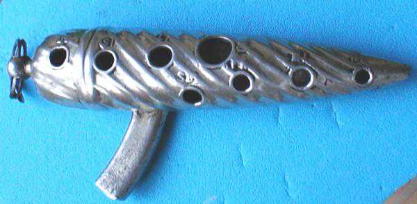 EBay fluted ocarina, top view