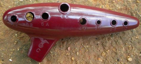 Waterbury ocarina, top